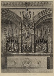 The New Reredos in Exeter Cathedral by Frank Watkins
